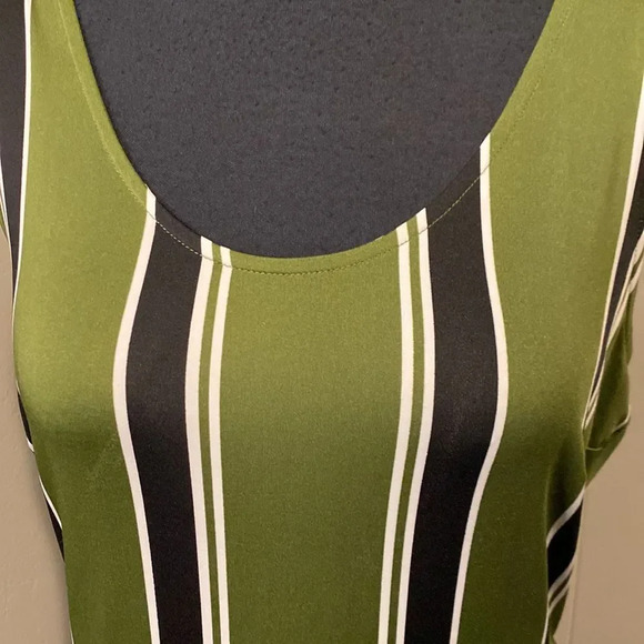 bar III Medium Handkerchief Hem Shift Dress mirrorstripe - Picture 3 of 7